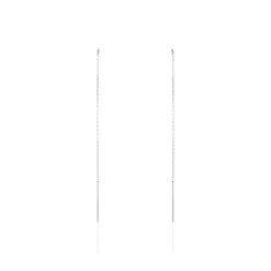 Histoire d'Or Boucles D'oreilles Pendantes Java Argent Blanc New