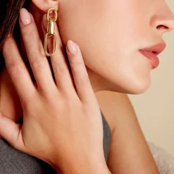 Histoire d'Or Boucles D'oreilles Pendantes Jari Or Jaune Hot