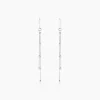 Histoire d'Or Boucles D'oreilles Pendantes Laïa Argent Blanc Outlet