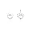 Histoire d'Or Boucles D'oreilles Pendantes Clarity Argent Blanc Nacre Clearance
