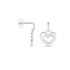 Histoire d'Or Boucles D'oreilles Pendantes Clarity Argent Blanc Nacre Clearance