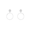 Histoire d'Or Boucles D'oreilles Pendantes Misao Argent Blanc Clearance