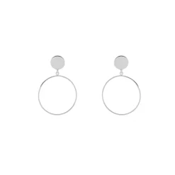 Histoire d'Or Boucles D'oreilles Pendantes Misao Argent Blanc Clearance