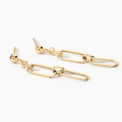 Histoire d'Or Boucles D'oreilles Pendantes Escape Or Jaune Best