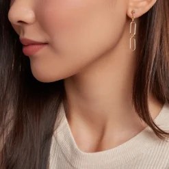 Histoire d'Or Boucles D'oreilles Pendantes Escape Or Jaune Best