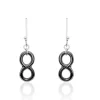 Histoire d'Or Boucles D'oreilles Pendantes Alicia Argent Blanc Céramique Outlet