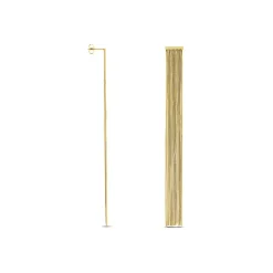 Histoire d'Or Boucles D'oreilles Pendantes Josephine Acier Doré Discount