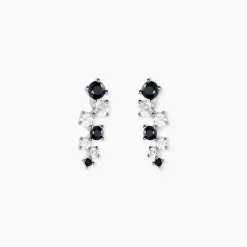Histoire d'Or Boucles D'oreilles Pendantes Gaya Argent Blanc Oxyde De Zirconium Online
