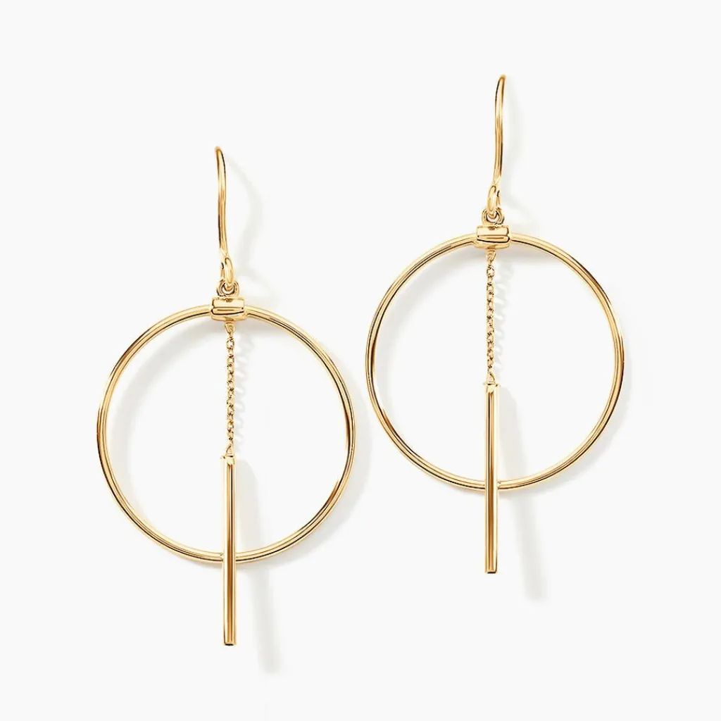 Histoire d'Or Boucles D'oreilles Pendantes Tila Or Jaune Outlet
