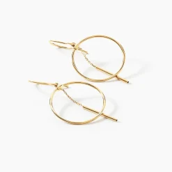 Histoire d'Or Boucles D'oreilles Pendantes Tila Or Jaune Outlet