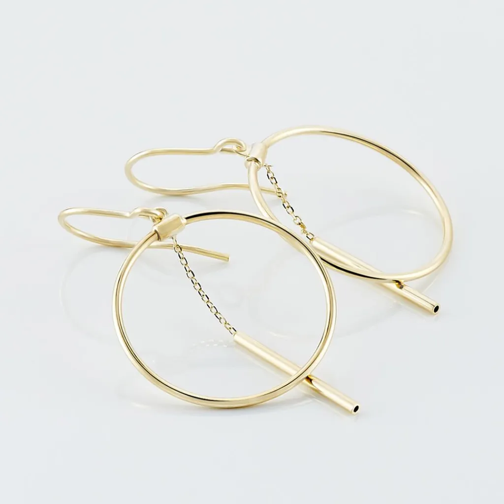 Histoire d'Or Boucles D'oreilles Pendantes Tila Or Jaune Outlet