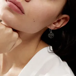 Histoire d'Or Boucles D'oreilles Pendantes Mely Argent Blanc Hot