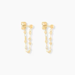 Histoire d'Or Boucles D'oreilles Pendantes Asteria Or Jaune Best