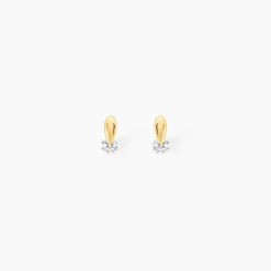 Histoire d'Or Boucles D'oreilles Pendantes Clementa Or Jaune Oxyde De Zirconium Sale