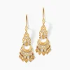 Histoire d'Or Boucles D'oreilles Pendantes Cherki Or Jaune Discount
