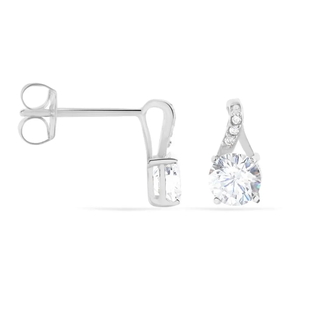 Histoire d'Or Boucles D'oreilles Pendantes Idylla Argent Blanc Oxyde De Zirconium Discount