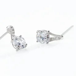 Histoire d'Or Boucles D'oreilles Pendantes Idylla Argent Blanc Oxyde De Zirconium Discount