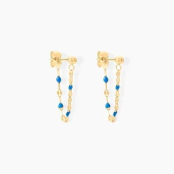Histoire d'Or Boucles D'oreilles Pendantes Or Jaune Asteria Hot