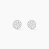 Histoire d'Or Boucles D'oreilles Puces Argent Blanc Victorin Oxydes De Zirconium Sale