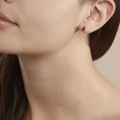 Histoire d'Or Boucles D'oreilles Puces Argent Blanc Junie Ambre Discount