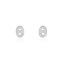 Histoire d'Or Boucles D'oreilles Puces Argent Blanc Caprina Oxydes De Zirconium Online