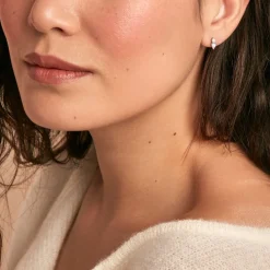 Histoire d'Or Boucles D'oreilles Puces Argent Blanc Delya Oxyde De Zirconium New