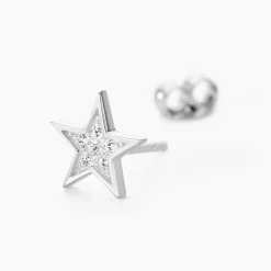 Histoire d'Or Boucles D'oreilles Puces Argent Blanc Katou Oxydes De Zirconium New