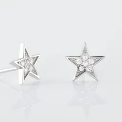 Histoire d'Or Boucles D'oreilles Puces Argent Blanc Katou Oxydes De Zirconium New