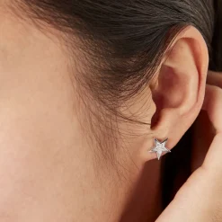 Histoire d'Or Boucles D'oreilles Puces Argent Blanc Katou Oxydes De Zirconium New