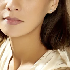 Histoire d'Or Boucles D'oreilles Puces Anitta Or Jaune Discount