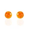 Histoire d'Or Boucles D'oreilles Puces Argent Blanc Brunhilld Ambre Online