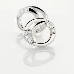 Histoire d'Or Boucles D'oreilles Puces Annea Argent Blanc Oxyde De Zirconium Discount