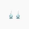 Histoire d'Or Boucles D'oreilles Puces Anesa Or Blanc Topaze Best