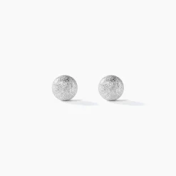 Histoire d'Or Boucles D'oreilles Puces Ayana Argent Blanc Sale