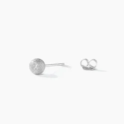 Histoire d'Or Boucles D'oreilles Puces Ayana Argent Blanc Sale