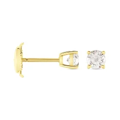 Histoire d'Or Boucles D'oreilles Puces Aphrodite or jaune diamant Best