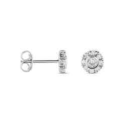 Histoire d'Or Boucles D'oreilles Puces Argent Blanc Gwenegan Oxydes De Zirconium Online