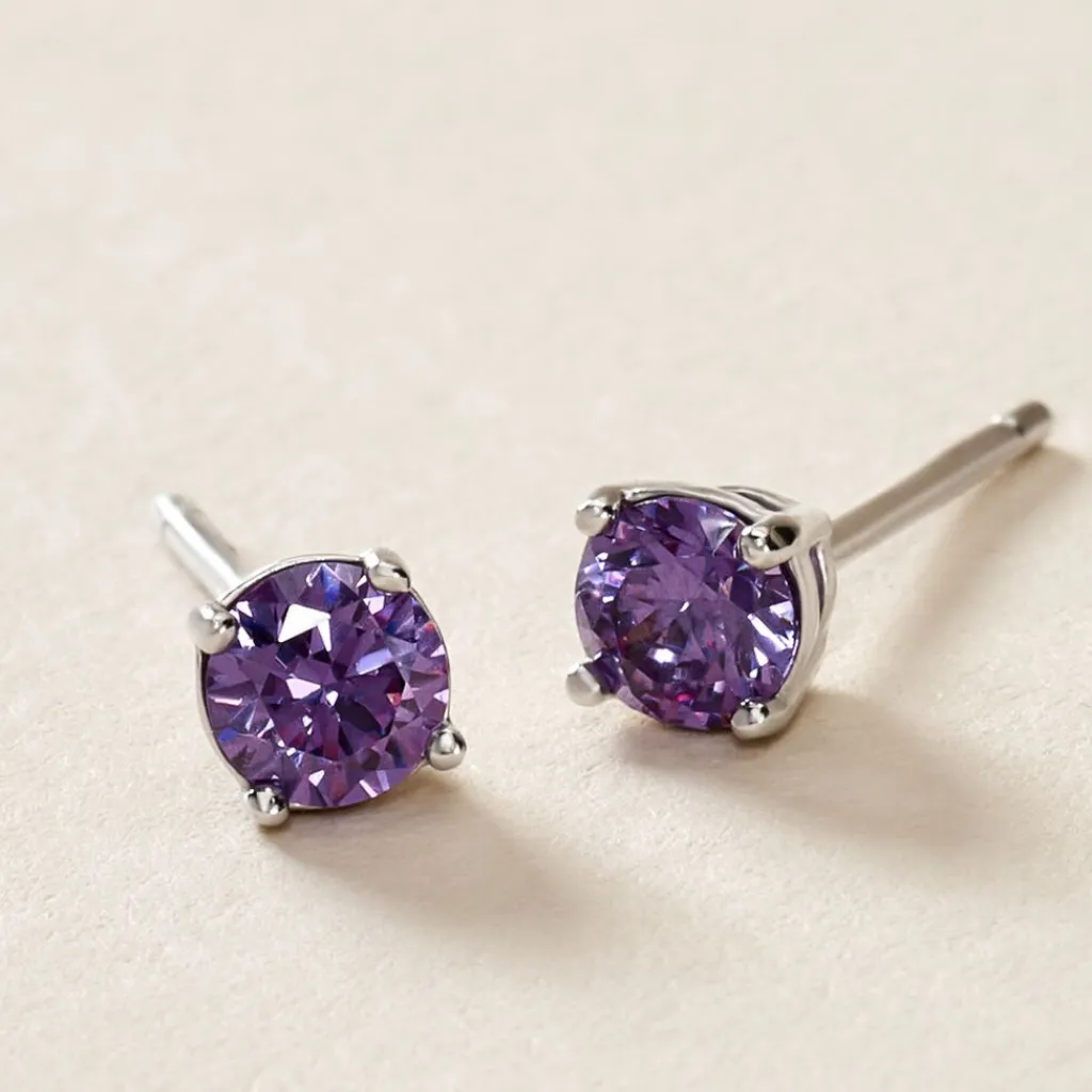 Histoire d'Or Boucles D'oreilles Puces Argent Blanc Rio Santa Teresa Oxyde argent blanc oxyde Discount