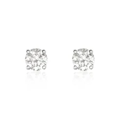 Histoire d'Or Boucles D'oreilles Puces Aphrodite platine blanc diamant Discount