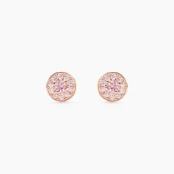 Histoire d'Or Boucles D'oreilles Puces Auxana Argent Rose Oxyde De Zirconium argent rose oxyde rose Clearance