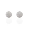 Histoire d'Or Boucles D'oreilles Puces Ayana Argent Blanc New