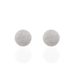 Histoire d'Or Boucles D'oreilles Puces Ayana Argent Blanc New