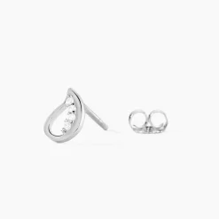 Histoire d'Or Boucles D'oreilles Puces Argent Blanc Sylvan Oxydes De Zirconium Best