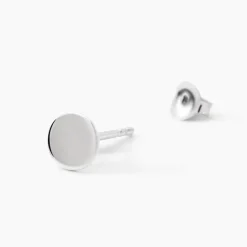 Histoire d'Or Boucles D'oreilles Puces Apoline Argent Blanc Clearance