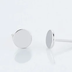 Histoire d'Or Boucles D'oreilles Puces Apoline Argent Blanc Clearance