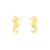 Histoire d'Or Boucles D'oreilles Puces Ambrosie Hippocampe Or Jaune Outlet