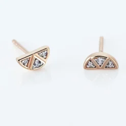 Histoire d'Or Boucles D'oreilles Puces Argent Rose Donella Oxyde De Zirconium Best