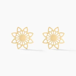 Histoire d'Or Boucles D'oreilles Puces Albiorica Or Jaune New