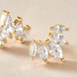 Histoire d'Or Boucles D'oreilles Puces Amazonia De Zirconium plaqué or jaune oxyde Best