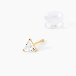 Histoire d'Or Boucles D'oreilles Puces Achilee Or Jaune Oxyde New